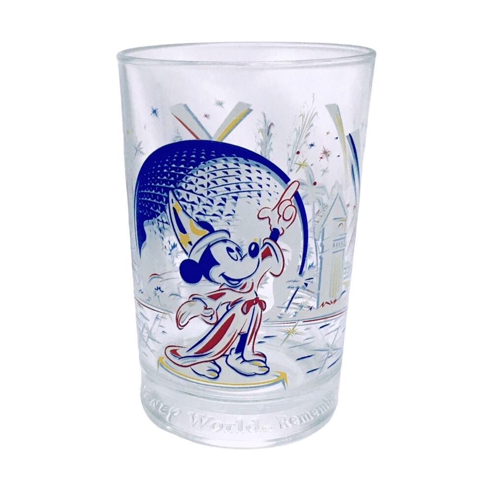 Vintage Walt Disney World McDonald’s 25th Anniversary Glass